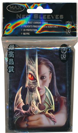 Max Pro Dragon Reflection 50ct Standard Sized Sleeves 7060LDRF Sleeves Max Pro Dragon Reflection 50ct Standard Sized Sleeves 7060LDRF Sleeves