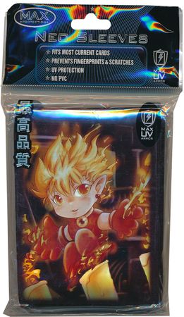 Max Pro Fire Boy 50ct Standard Sized Sleeves 7060LFOB Sleeves Max Pro Fire Boy 50ct Standard Sized Sleeves 7060LFOB Sleeves