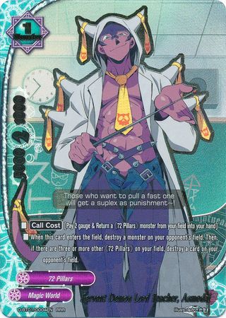 Fervent Demon Lord Teacher Asmodai D BT01 0004EN Triple Rare RRR FCBF D Booster Set 1 Unleash Impact Dragon Fervent Demon Lord Teacher Asmodai D BT01 0004EN Triple Rare RRR FCBF D Booster Set 1 Unleash Impact Dragon