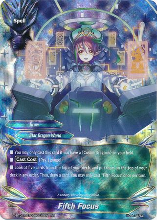 Fifth Focus X BT01A CP02 0017EN Double Rare RR Fifth Focus X BT01A CP02 0017EN Double Rare RR