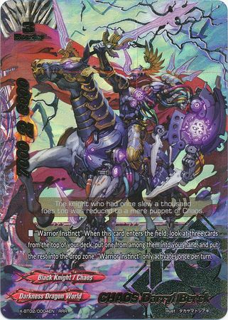 CHAOS Darryl Berck X BT02 0004EN Triple Rare RRR FCBF X Booster Set 2 Chaos Control Crisis CHAOS Darryl Berck X BT02 0004EN Triple Rare RRR FCBF X Booster Set 2 Chaos Control Crisis