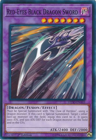 Red Eyes Black Dragon Sword LEDD ENA43 Common 1st Edition Legendary Dragon Decks Singles Red Eyes Black Dragon Sword LEDD ENA43 Common 1st Edition Legendary Dragon Decks Singles