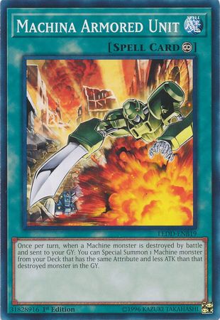 Machina Armored Unit LEDD ENB19 Common 1st Edition Legendary Dragon Decks Singles Machina Armored Unit LEDD ENB19 Common 1st Edition Legendary Dragon Decks Singles