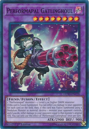 Performapal Gatlinghoul LEDD ENC28 Common 1st Edition Legendary Dragon Decks Singles Performapal Gatlinghoul LEDD ENC28 Common 1st Edition Legendary Dragon Decks Singles