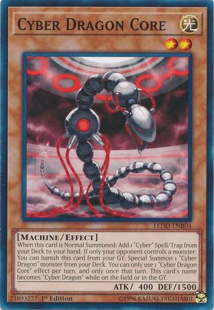 Cyber Dragon Core LEDD ENB04 Common 1st Edition Legendary Dragon Decks Singles Cyber Dragon Core LEDD ENB04 Common 1st Edition Legendary Dragon Decks Singles
