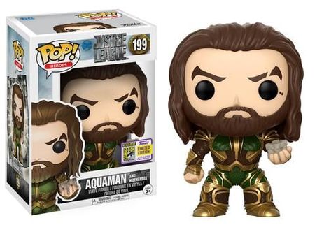 Aquaman and Motherbox 199 POP Vinyl Figure SDCC 2017 DC Justice League Aquaman and Motherbox 199 POP Vinyl Figure SDCC 2017 DC Justice League