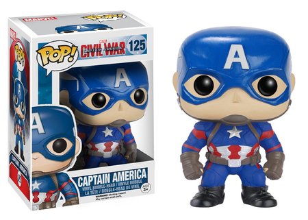 Captain America 125 POP Vinyl Figure Captain America 125 POP Vinyl Figure