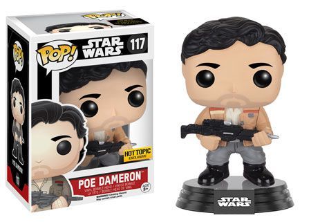 Poe Dameron Jacket and Blaster 117 POP Vinyl Figure HT Poe Dameron Jacket and Blaster 117 POP Vinyl Figure HT