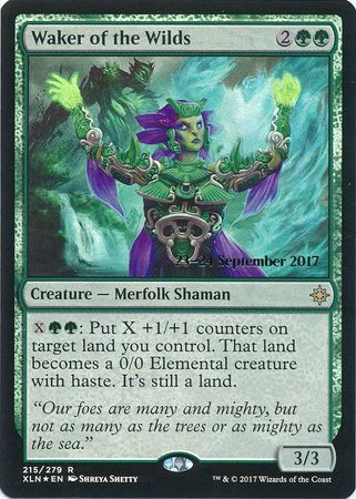 Waker of the Wilds 215 279 XLN Prerelease Foil Promo Magic The Gathering Promo Cards Waker of the Wilds 215 279 XLN Prerelease Foil Promo Magic The Gathering Promo Cards