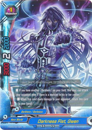 Darkness Fist Gwen H EB02 0010EN Double Rare RR Darkness Fist Gwen H EB02 0010EN Double Rare RR