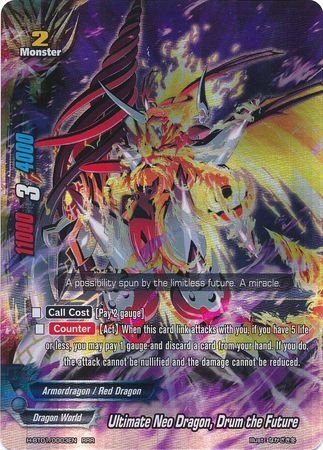 Ultimate Neo Dragon Drum the Future H BT01 0003EN Triple Rare RRR Ultimate Neo Dragon Drum the Future H BT01 0003EN Triple Rare RRR