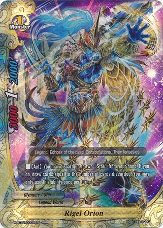 Rigel Orion H BT01 0006EN Triple Rare RRR Rigel Orion H BT01 0006EN Triple Rare RRR