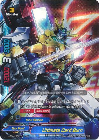Ultimate Card Burn H BT01 0007EN Triple Rare RRR Ultimate Card Burn H BT01 0007EN Triple Rare RRR