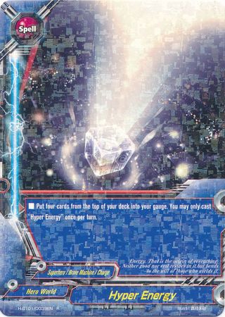 Hyper Energy H BT01 0039EN Rare R FCBF H Booster Set 1 Neo Enforcer Ver E Hyper Energy H BT01 0039EN Rare R FCBF H Booster Set 1 Neo Enforcer Ver E