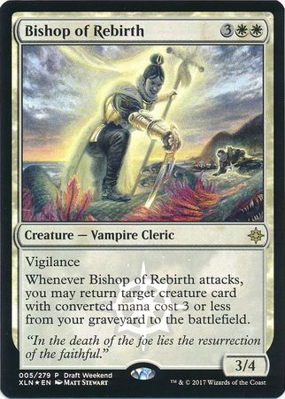 Bishop of Rebirth Draft Weekend Promo Alternate Art Bishop of Rebirth Draft Weekend Promo Alternate Art