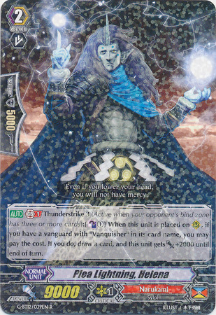 Plea Lightning Helena G BT12 039EN Rare R G Booster Set 12 Dragon King s Awakening Singles Plea Lightning Helena G BT12 039EN Rare R G Booster Set 12 Dragon King s Awakening Singles