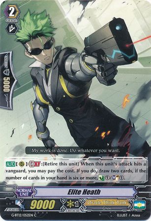 Elite Heath G BT12 052EN Common C G Booster Set 12 Dragon King s Awakening Singles Elite Heath G BT12 052EN Common C G Booster Set 12 Dragon King s Awakening Singles