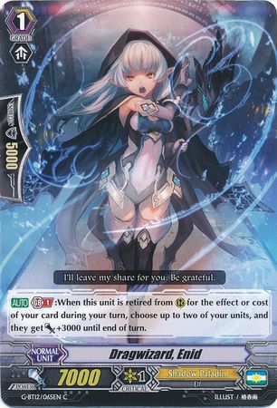 Dragwizard Enid G BT12 065EN Common C Dragwizard Enid G BT12 065EN Common C