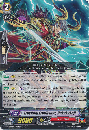 Tracking Eradicator Dokukakuji G BT12 077EN Common C G Booster Set 12 Dragon King s Awakening Singles Tracking Eradicator Dokukakuji G BT12 077EN Common C G Booster Set 12 Dragon King s Awakening Singles