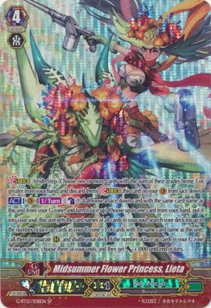 Midsummer Flower Princess Lieta G BT12 S08EN Special Parallel SP Midsummer Flower Princess Lieta G BT12 S08EN Special Parallel SP