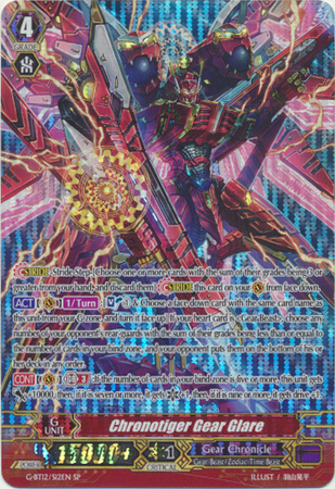 Chronotiger Gear Glare G BT12 S12EN Special Parallel SP G Booster Set 12 Dragon King s Awakening Singles Chronotiger Gear Glare G BT12 S12EN Special Parallel SP G Booster Set 12 Dragon King s Awakening Singles