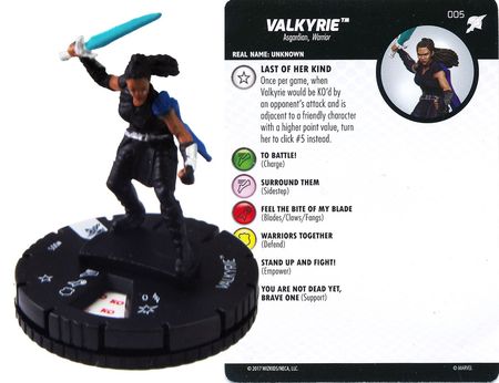 Valkyrie 005 Thor Ragnarok Movie Gravity Feed Marvel Heroclix Valkyrie 005 Thor Ragnarok Movie Gravity Feed Marvel Heroclix