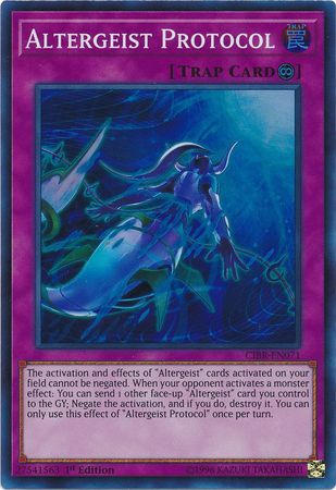 Altergeist Protocol CIBR EN071 Super Rare 1st Edition Altergeist Protocol CIBR EN071 Super Rare 1st Edition