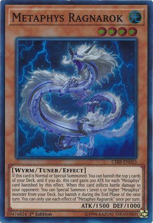 Metaphys Ragnarok CIBR EN023 Super Rare 1st Edition Circuit Break 1st Edition Singles Metaphys Ragnarok CIBR EN023 Super Rare 1st Edition Circuit Break 1st Edition Singles