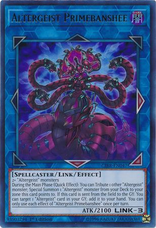 Altergeist Primebanshee CIBR EN047 Ultra Rare 1st Edition Altergeist Primebanshee CIBR EN047 Ultra Rare 1st Edition