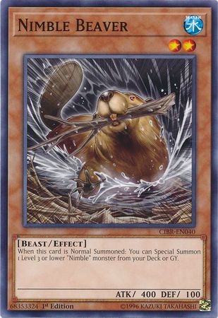 Nimble Beaver CIBR EN040 Common 1st Edition Nimble Beaver CIBR EN040 Common 1st Edition