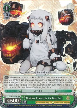 Northern Princess in the Deep Sea KC SE28 E02 Foil Double Rare RR Weiss Schwarz KanColle Fleet in the Deep Sea Sighted Extra Booster Northern Princess in the Deep Sea KC SE28 E02 Foil Double Rare RR Weiss Schwarz KanColle Fleet in the Deep Sea Sighted Extra Booster