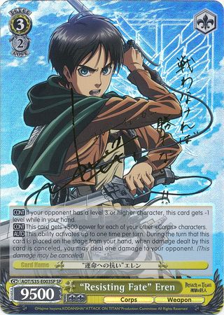 303 242 302 200 302 234Resisting Fate 303 242 302 200 302 235 Eren AOT S35 E003SP Special Foil SP 303 242 302 200 302 234Resisting Fate 303 242 302 200 302 235 Eren AOT S35 E003SP Special Foil SP