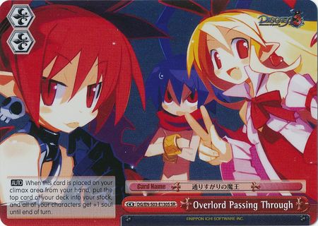 Overlord Passing Through DG EN S03 E130S Super Rare SR Weiss Schwarz Disgaea Ver E Overlord Passing Through DG EN S03 E130S Super Rare SR Weiss Schwarz Disgaea Ver E