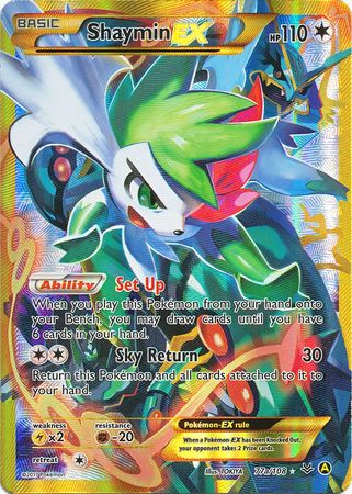 Shaymin Ex - 77/108 (céus Estrondosos) Em Português Holo