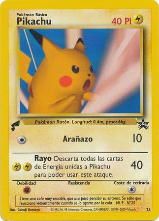 Pikachu Spanish 26 Rare Promo Other Non English Pokemon Singles Pikachu Spanish 26 Rare Promo Other Non English Pokemon Singles
