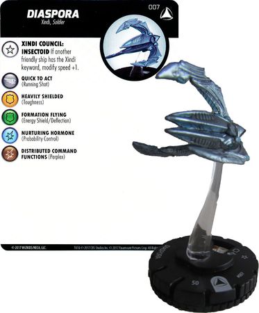 Diaspora 007 Star Trek Tactics Series IV Heroclix Star Trek Tactics Series IV Singles Diaspora 007 Star Trek Tactics Series IV Heroclix Star Trek Tactics Series IV Singles