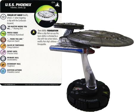 HeroClix Star Trek Tactics IV #017 Kohlar's Battle Cruiser 