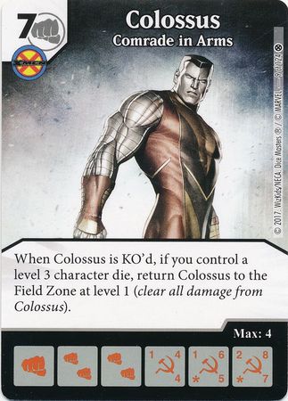 Colossus Comrade in Arms 9 124 Common Colossus Comrade in Arms 9 124 Common
