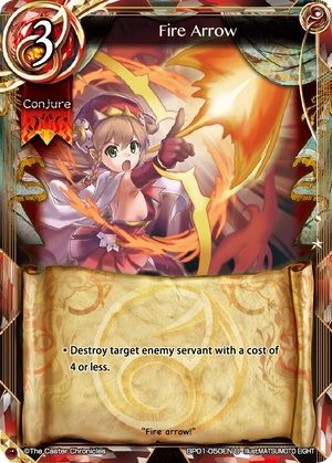Fire Arrow BP01 050EN Uncommon Fire Arrow BP01 050EN Uncommon