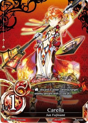 Carella Lv 1 SD01 001 Rare The Caster Chronicles Wings of Anger Starter Deck Singles Carella Lv 1 SD01 001 Rare The Caster Chronicles Wings of Anger Starter Deck Singles