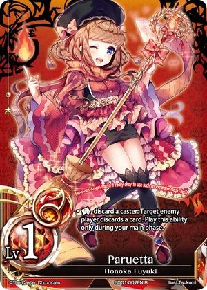 Paruetta Lv 1 SD01 007 Rare The Caster Chronicles Wings of Anger Starter Deck Singles Paruetta Lv 1 SD01 007 Rare The Caster Chronicles Wings of Anger Starter Deck Singles