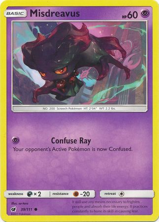 Misdreavus 39 111 Common Sun Moon Crimson Invasion Singles Misdreavus 39 111 Common Sun Moon Crimson Invasion Singles