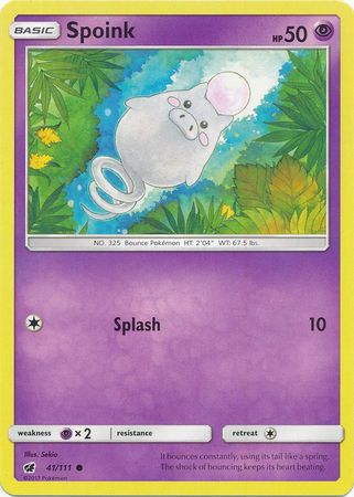 Spoink 41 111 Common Sun Moon Crimson Invasion Singles Spoink 41 111 Common Sun Moon Crimson Invasion Singles