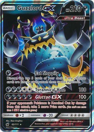 Guzzlord Ultra Beast 80/131 HOLO Rare Pokemon SM Forbidden Light