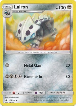 Lairon 66 111 Uncommon Sun Moon Crimson Invasion Singles Lairon 66 111 Uncommon Sun Moon Crimson Invasion Singles