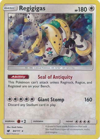 Pokemon Card - Stormfront 100/100 - REGIGIGAS Lv.X (holo-foil