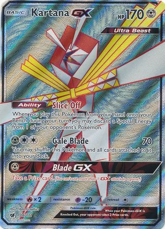 Kartana GX - Sun & Moon: Crimson Invasion - Pokemon