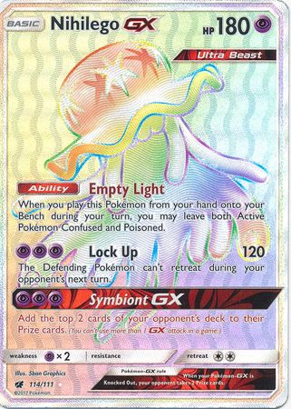 Carta Pokémon Tcg: Nihilego-gx 103/111 Sl04 Em Português