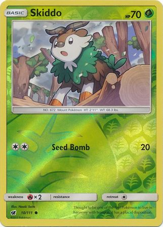 Skiddo 10 111 Common Reverse Holo Sun Moon Crimson Invasion Reverse Holo Singles Skiddo 10 111 Common Reverse Holo Sun Moon Crimson Invasion Reverse Holo Singles