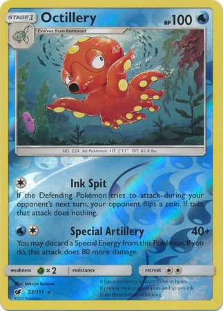 Octillery 23 111 Rare Reverse Holo Sun Moon Crimson Invasion Reverse Holo Singles Octillery 23 111 Rare Reverse Holo Sun Moon Crimson Invasion Reverse Holo Singles